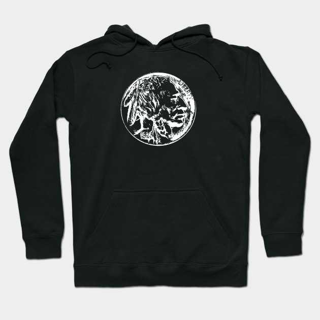 Indian head coin tshirt - ideal for coin collectors Hoodie by Diggertees4u